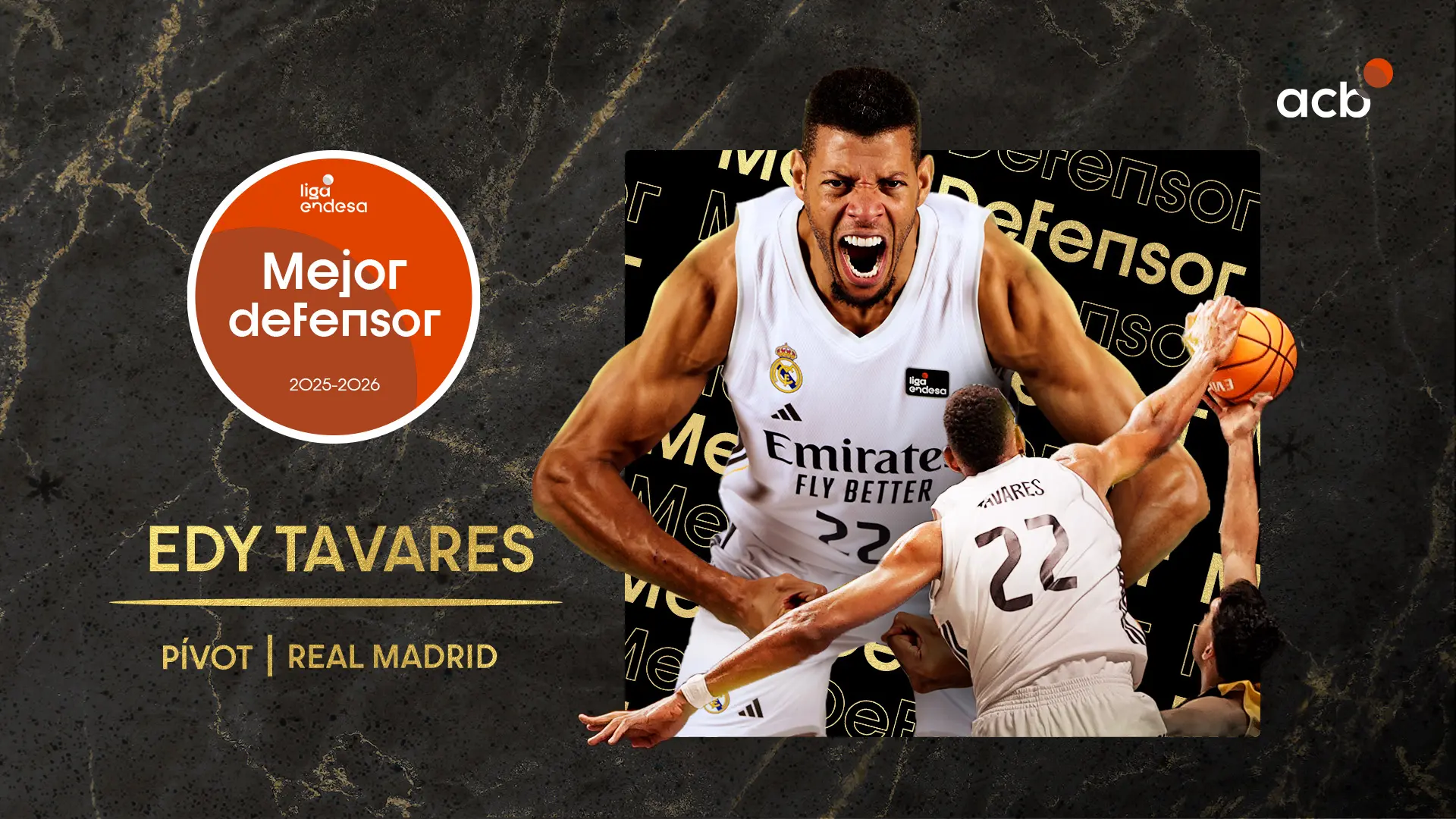 Edy Tavares, Mejor Defensor de la Liga Endesa 2025-26