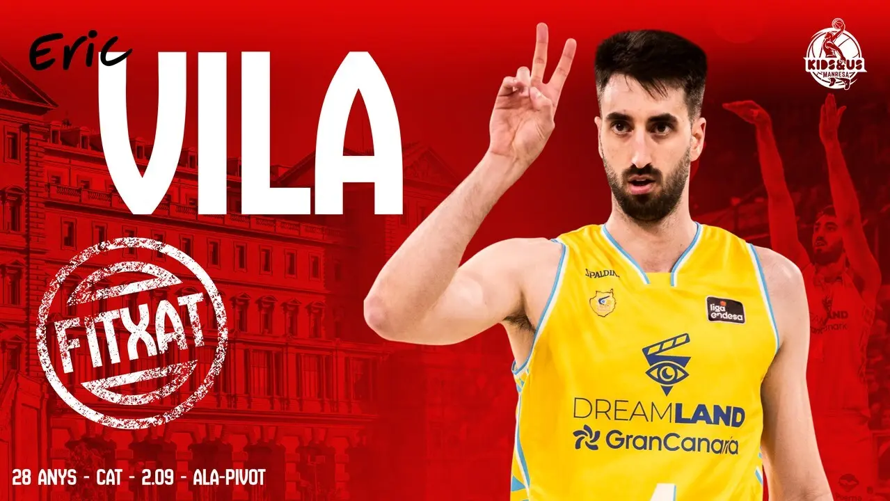 Eric Vila: altura, tiro de 3 y experiencia al servicio del Kids&Us Manresa