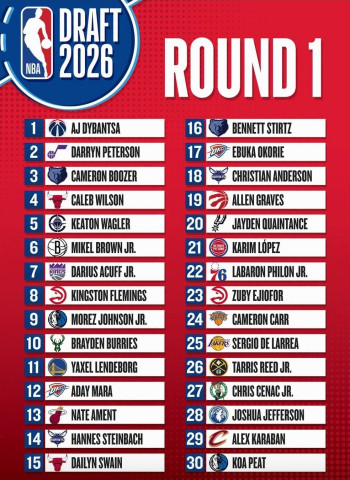 AJ Dybantsa abre el Draft NBA 2026; Aday Mara y Sergio de Larrea brillan en la primera ronda