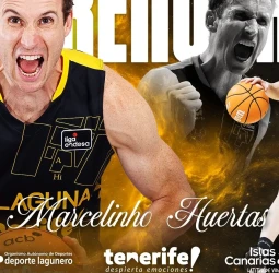 La Laguna Tenerife seguirá disfrutando de la magia de Marcelinho Huertas