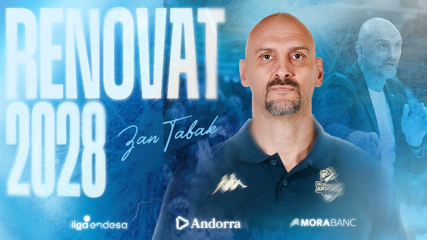Zan Tabak, al frente del MoraBanc Andorra hasta 2028