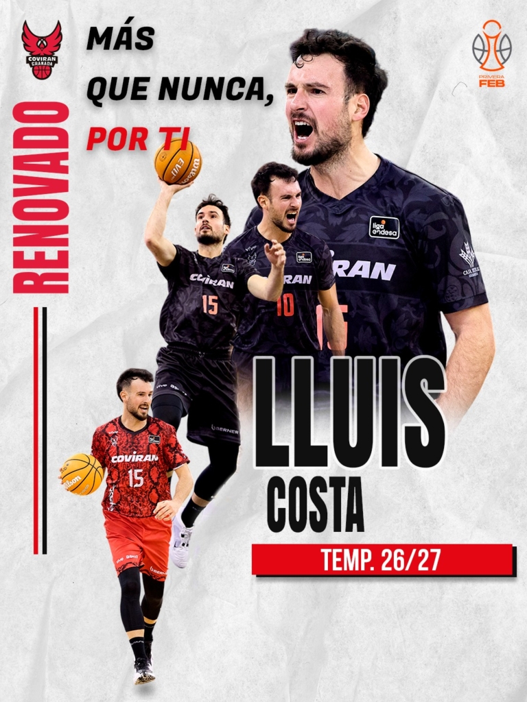 Lluís Costa continuará la próxima temporada en el Coviran Granada