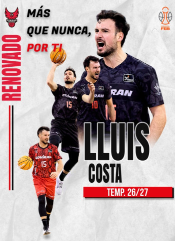 Lluís Costa continuará la próxima temporada en el Coviran Granada