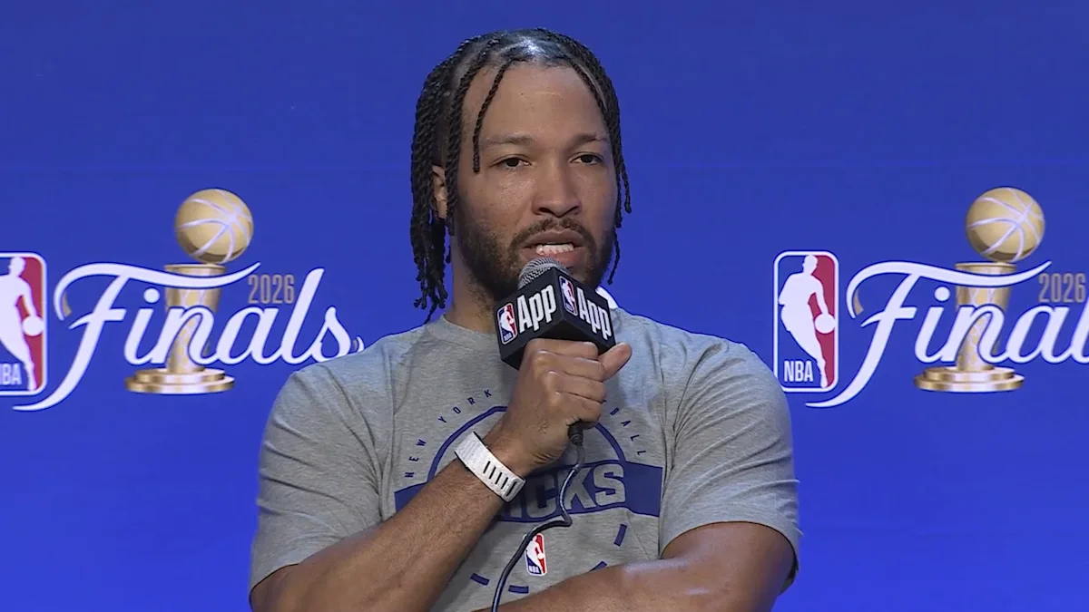 Jalen Brunson Challenges Wembanyama Ahead of NBA Finals: "You Never Know What He's Capable Of"