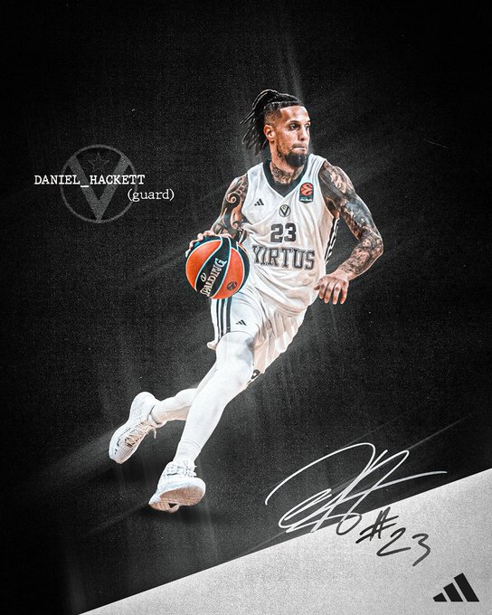 Daniel Hackett seguirá una temporada más en la Virtus Bolonia