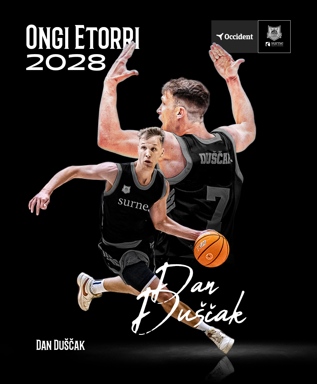El internacional esloveno Dan Duščak firma con Surne Bilbao