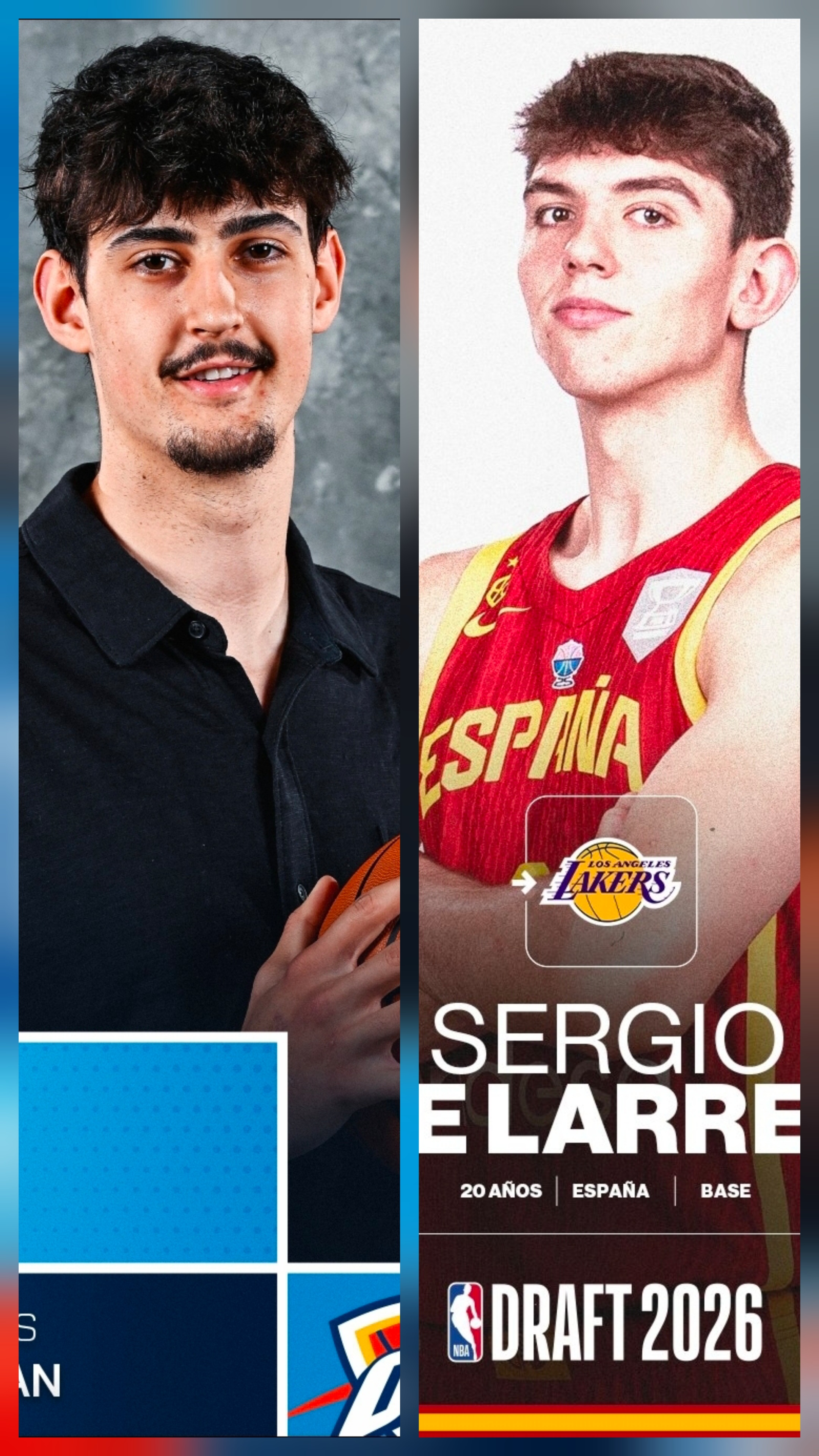 Aday Mara y Sergio de Larrea hacen historia en el Draft NBA 2026