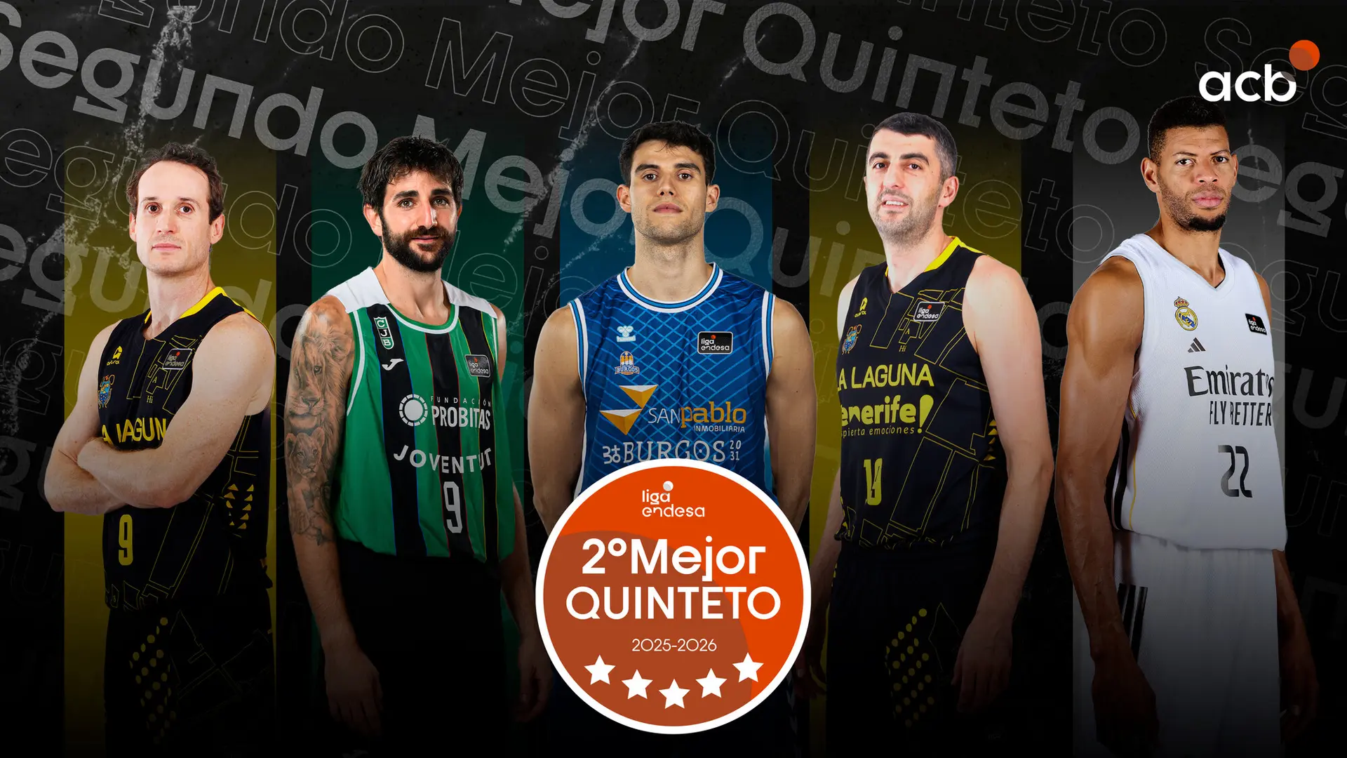 Segundo Mejor Quinteto de la Liga Endesa 2025-26