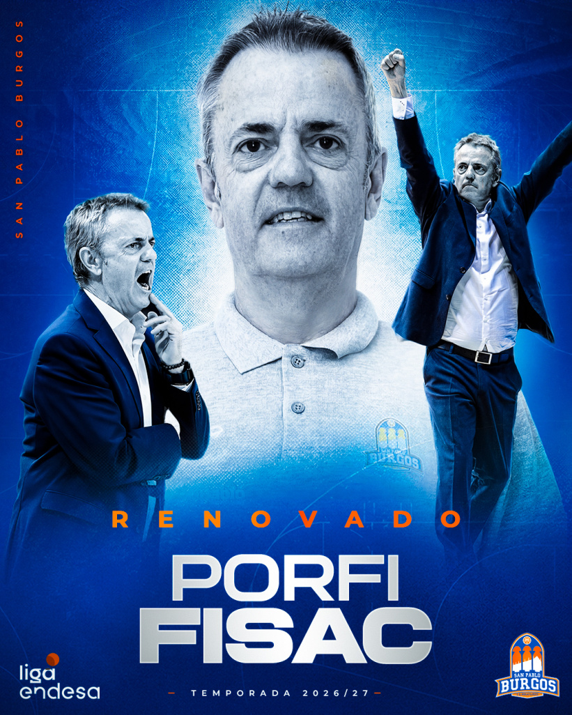 Porfi Fisac seguirá liderando al San Pablo Burgos la próxima temporada