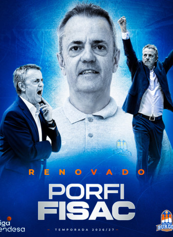 Porfi Fisac seguirá liderando al San Pablo Burgos la próxima temporada