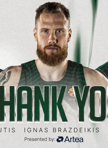 Moses Wright, Ignas Brazdeikis y Laurynas Birutis dejan el Zalgiris Kaunas