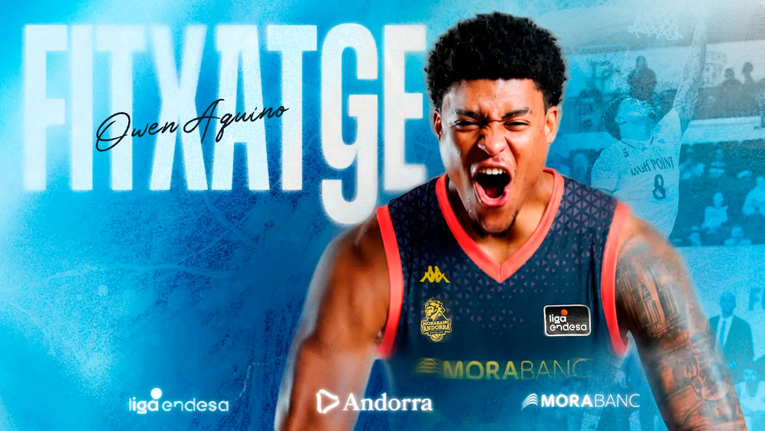 Owen Aquino, primer fichaje de MoraBanc Andorra