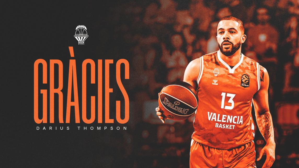 Darius Thompson se desvincula de Valencia Basket