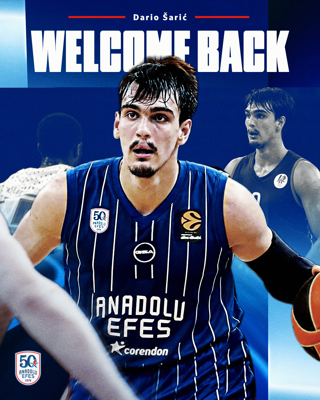 Dario Saric regresa al Anadolu Efes