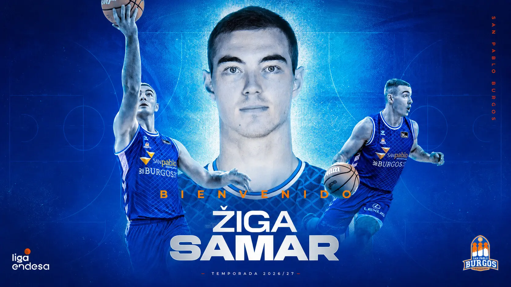 Ziga Samar abre el baile en Burgos