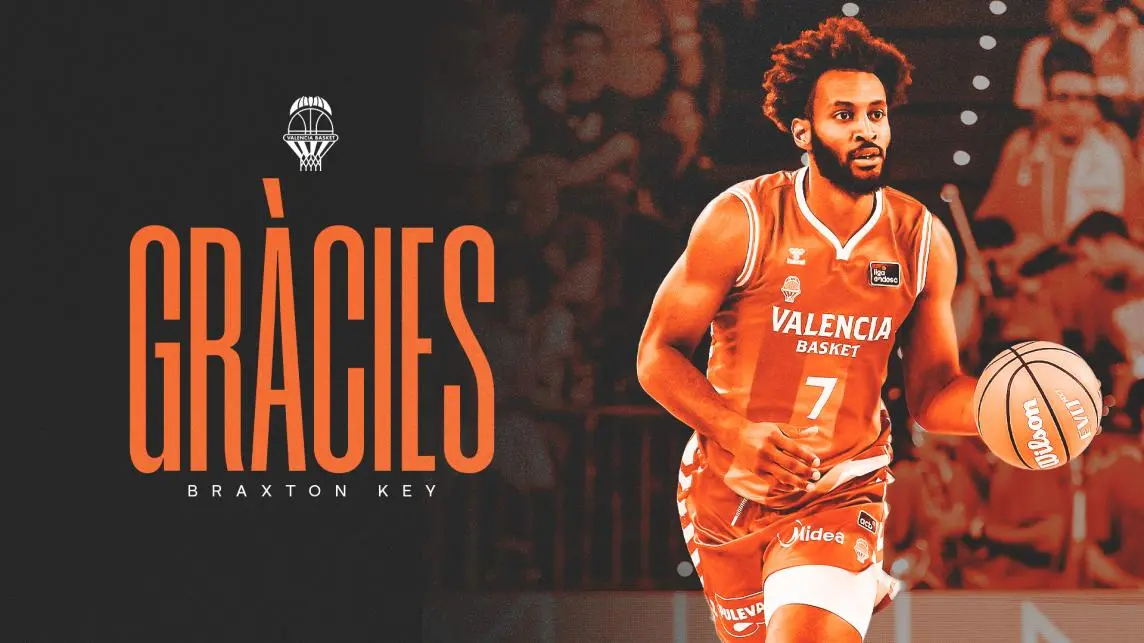 Braxton Key Departs Valencia Basket After Contract Expires