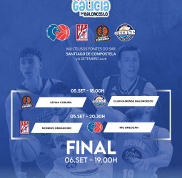 La Copa Galicia ya conoce sus semifinales: Monbus Obradoiro vs. Rio Breogán y Leyma Coruña vs Ourense Baloncesto