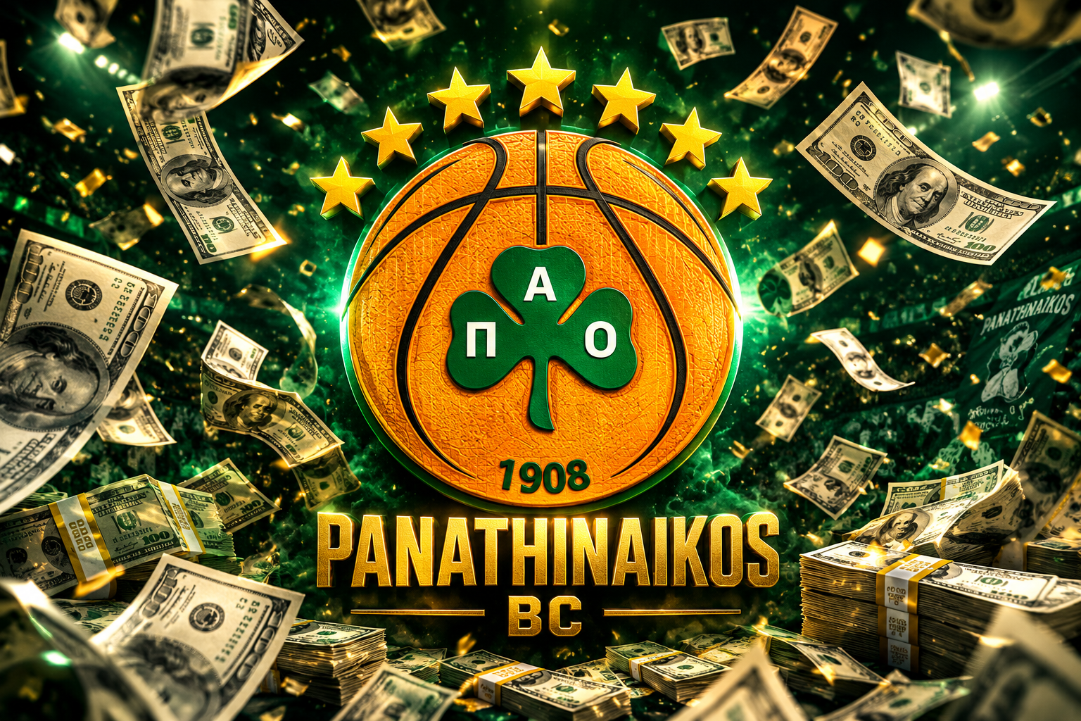 El Panathinaikos reúne el quinteto más caro de la historia de la Euroliga