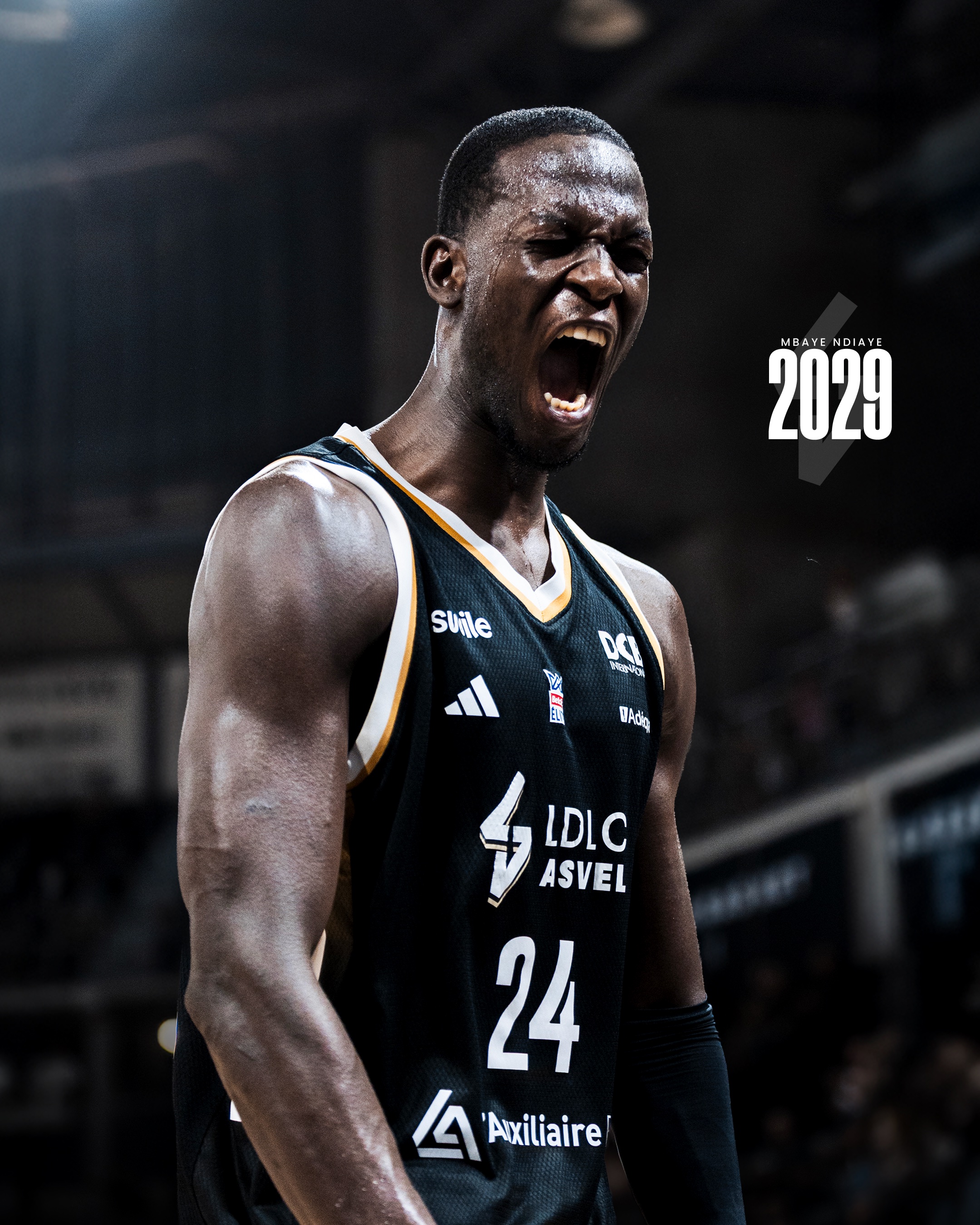 ASVEL ata a Mbaye Ndiaye hasta 2029