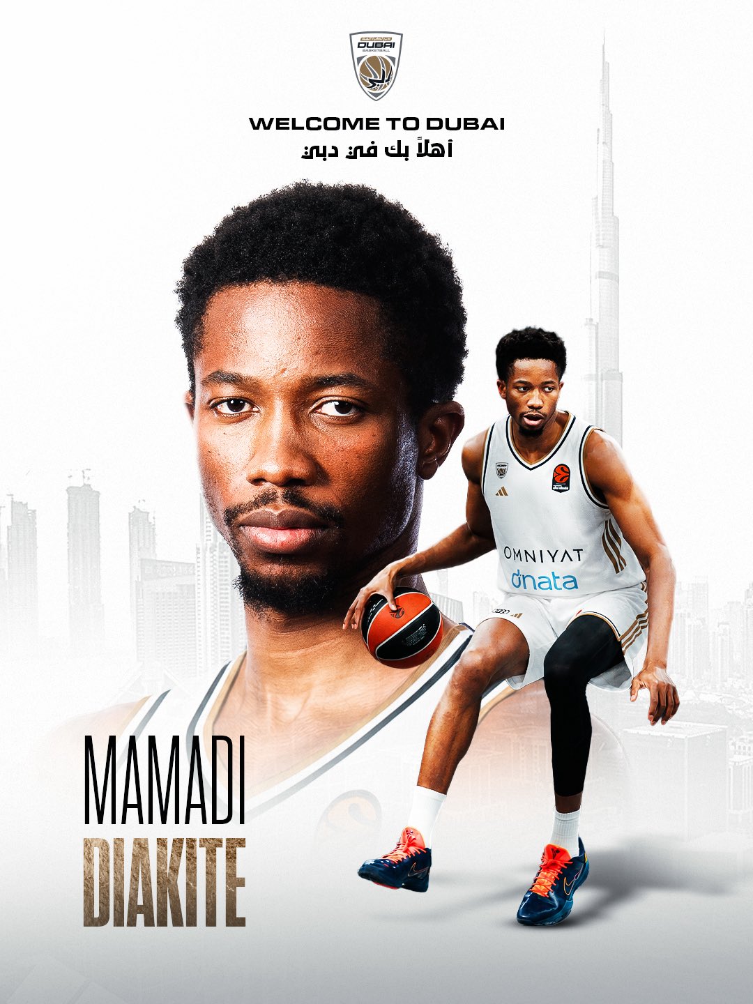 Mamadi Diakite Strengthens Dubai BC's Paint