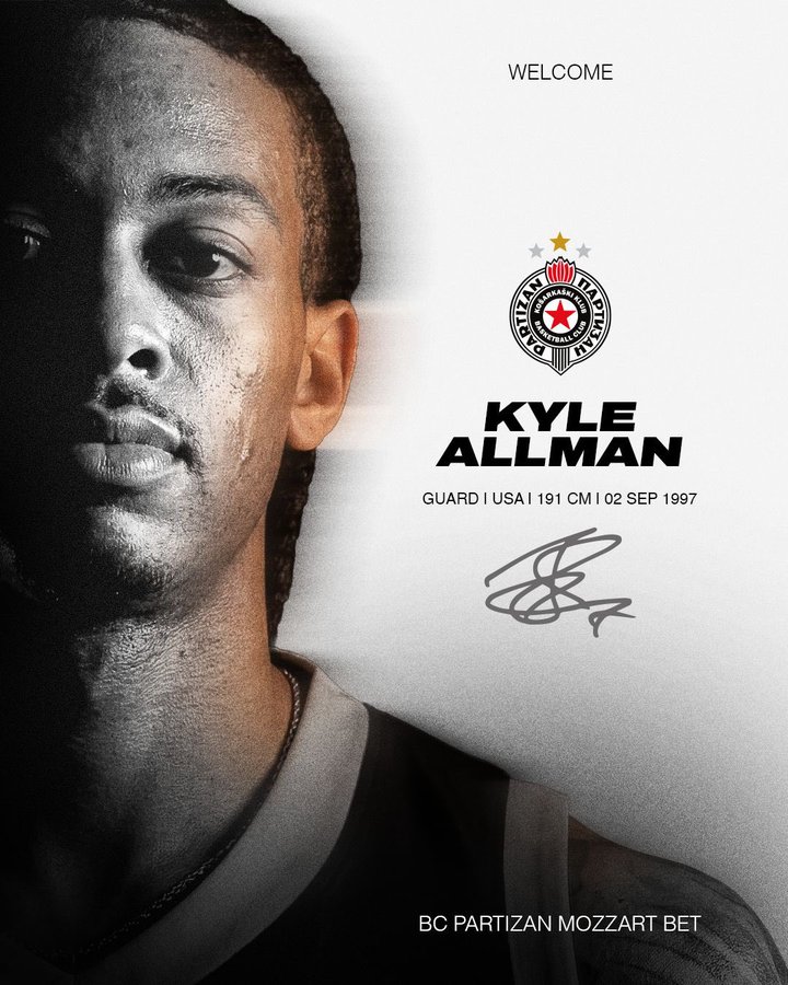 Kyle Allman Makes EuroLeague Jump with Partizan