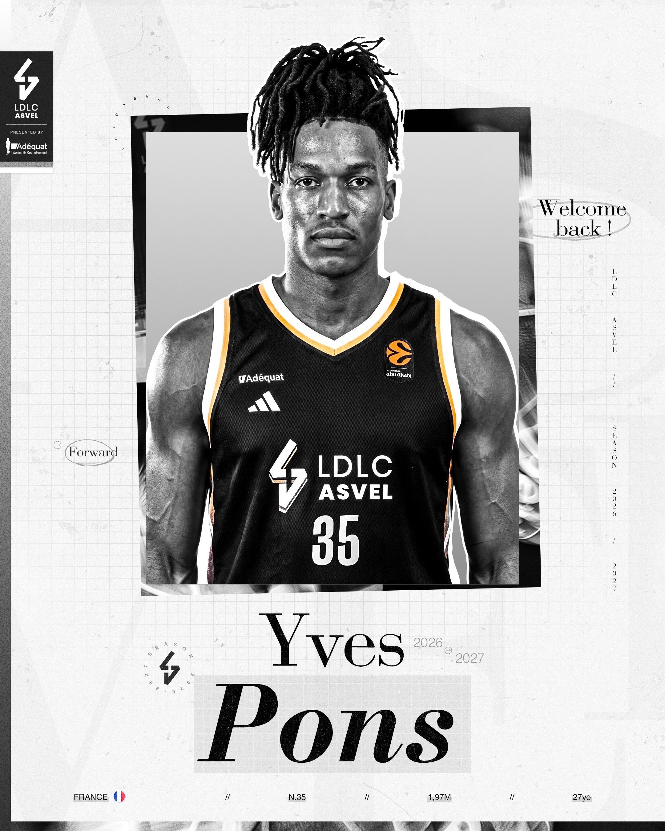 Yves Pons regresa al ASVEL Villeurbanne