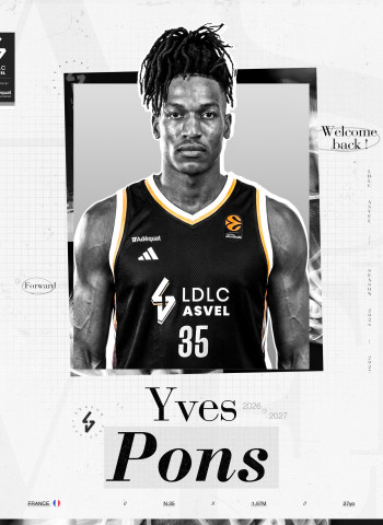Yves Pons regresa al ASVEL Villeurbanne