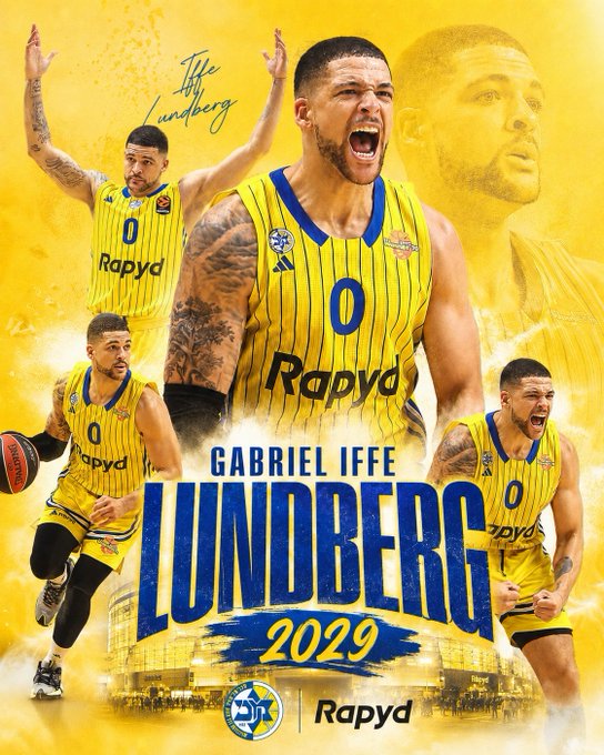 Maccabi Tel Aviv blinda a Iffe Lundberg hasta 2029