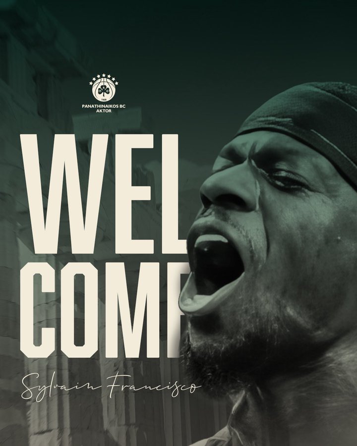 Panathinaikos Officially Signs Sylvain Francisco Through 2029