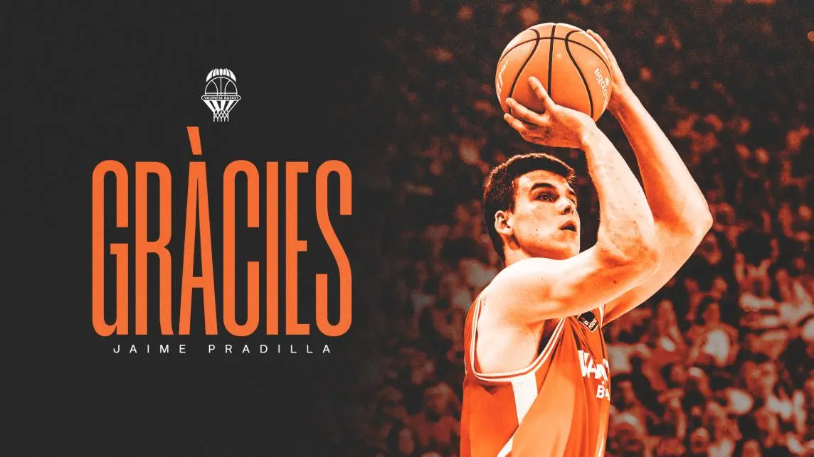 Jaime Pradilla concluye su etapa en el Valencia Basket