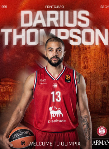 Darius Thompson firma por el Olimpia Milan