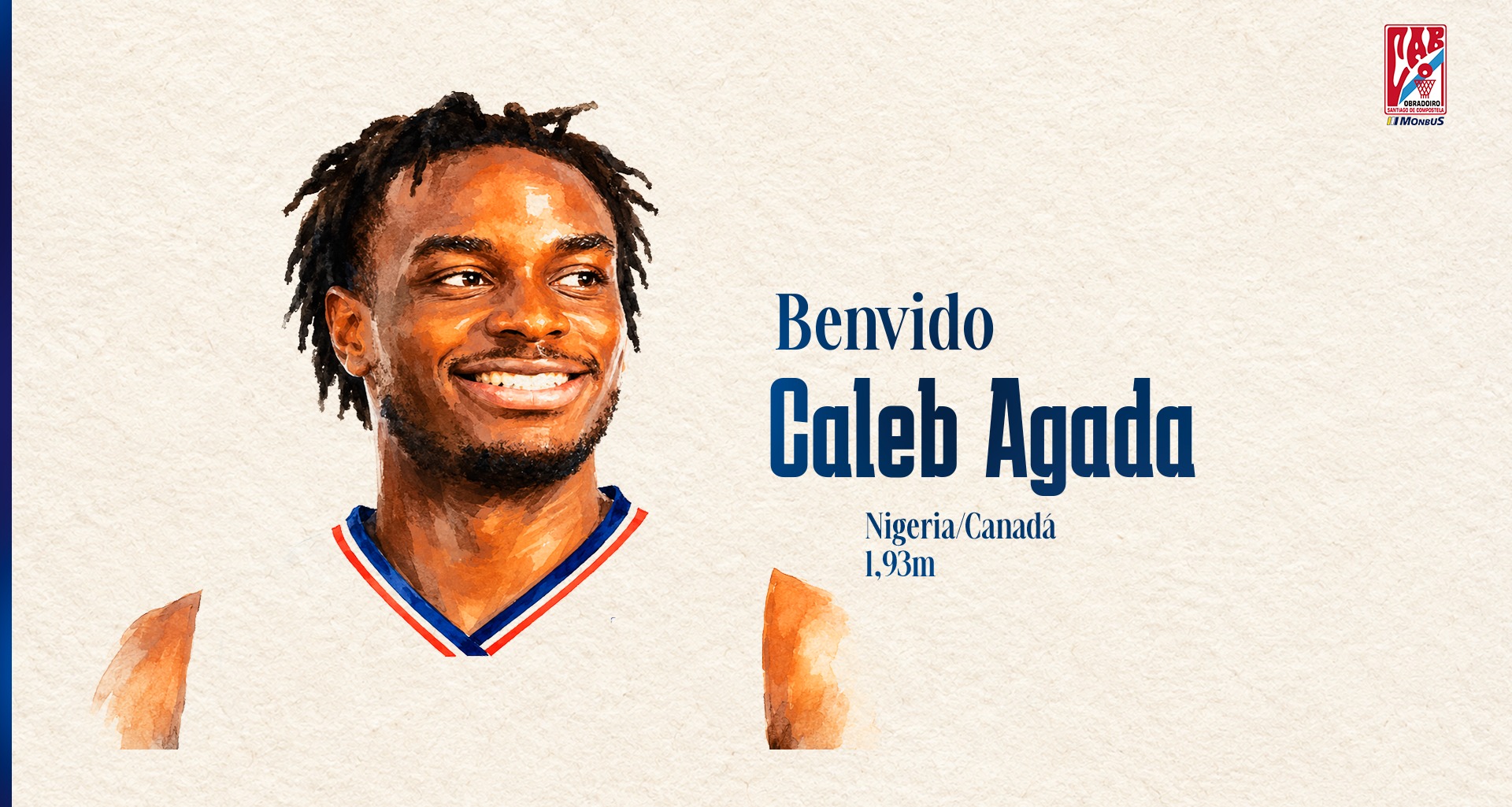 Caleb Agada se une al Monbus Obradoiro