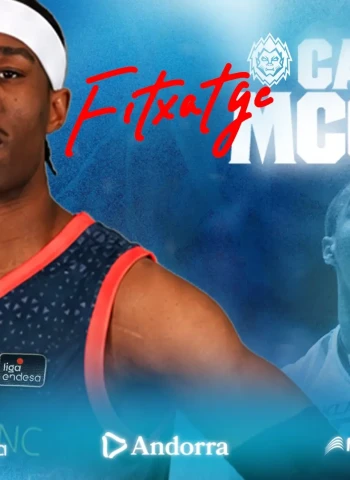 Cameron McGriff llega a Morabanc Andorra para aportar físico y polivalencia