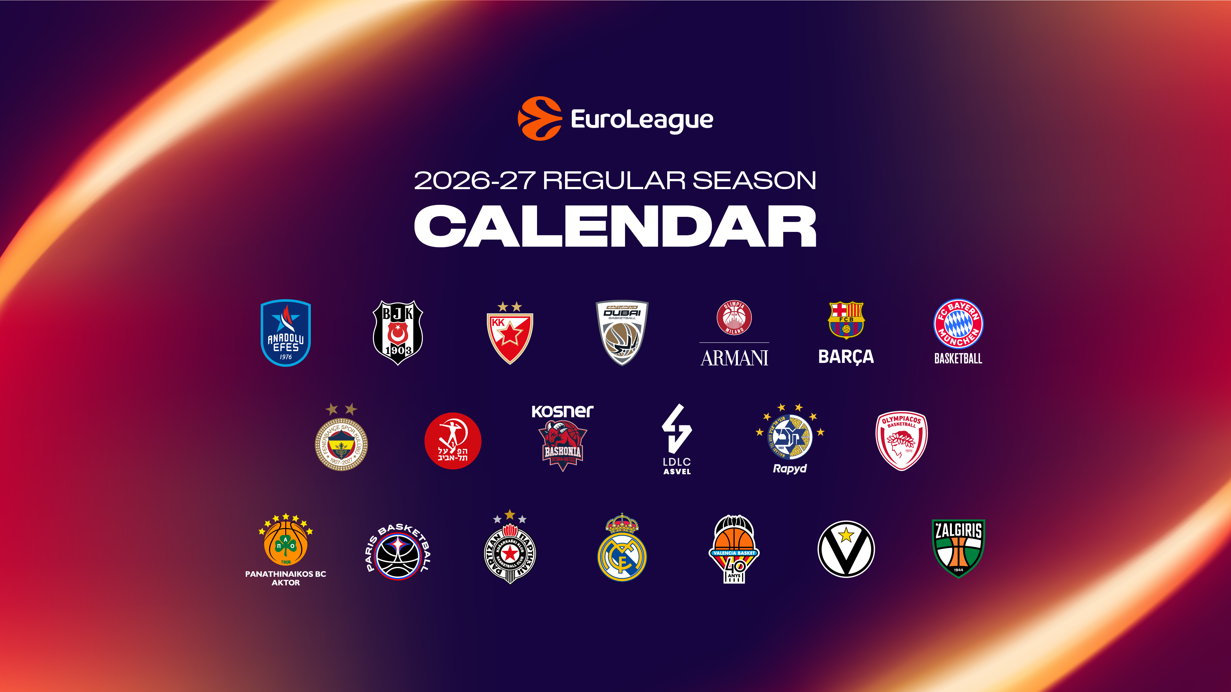 La EuroLeague 2026/27 ya tiene calendario: fechas clave, Clásico y estreno de los equipos españoles