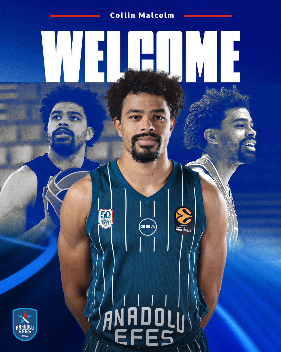 Collin Malcolm firma por Anadolu Efes