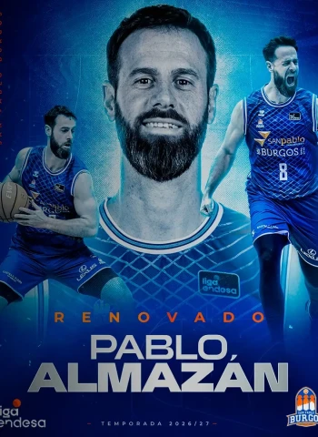 Pablo Almazán continuará capitaneando a Recoletas Salud San Pablo Burgos