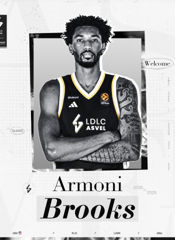 Armoni Brooks refuerza al ASVEL tras brillar en Milán