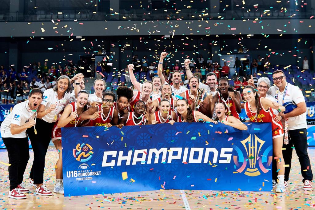 Spain U16F Completes Dream Championship Run to Claim Continental Title, 40-87