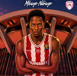 El Olympiacos hace oficial el fichaje de Mbaye Ndiaye por dos temporadas
