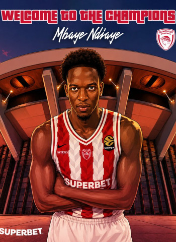 El Olympiacos hace oficial el fichaje de Mbaye Ndiaye por dos temporadas