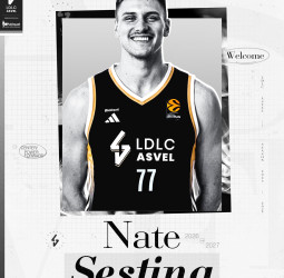 El ASVEL ficha a Nate Sestina, ex del Valencia Basket, por una temporada