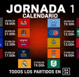Calendario Liga Endesa 2026-27: ¡Todas las fechas y horarios!