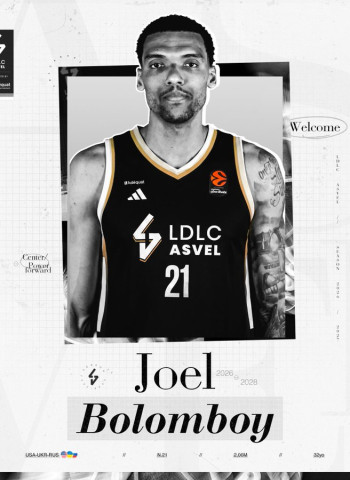 Joel Bolomboy, nuevo pívot del ASVEL: contrato de dos temporadas