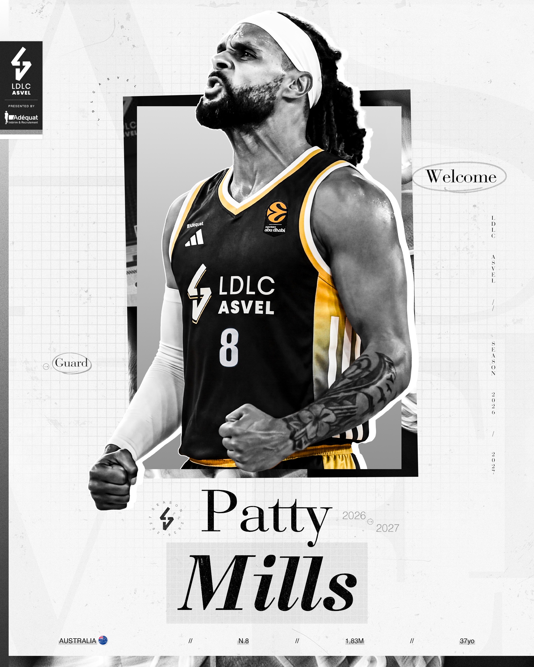 Patty Mills Signs with ASVEL: His First EuroLeague, with Tony Parker as Coach