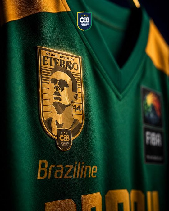 Brasil jugará las ventanas FIBA con un parche en memoria de Oscar Schmidtfi
