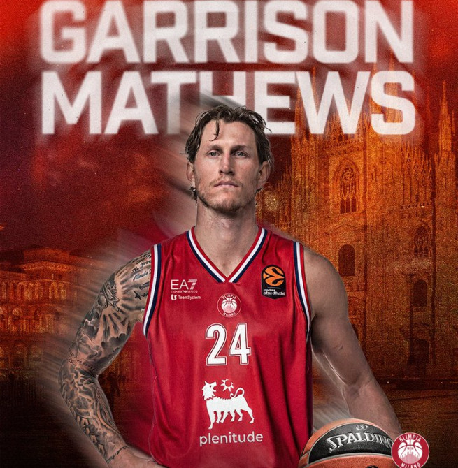 La Olimpia Milán ficha a Garrison Mathews, un 38% de por vida desde el triple