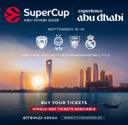 Olympiacos-Fenerbahce y Madrid-Dubái: así arranca la SuperCup de Abu Dabi