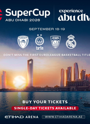 Olympiacos-Fenerbahce y Madrid-Dubái: así arranca la SuperCup de Abu Dabi