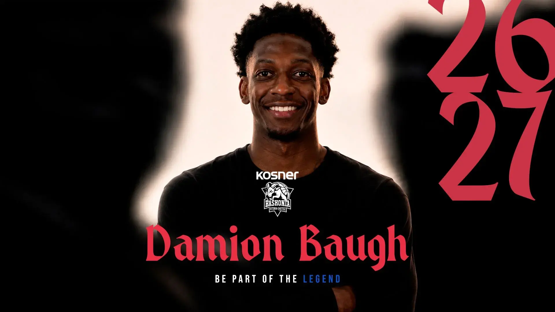Damion Baugh, nuevo jugador de Kosner Baskonia
