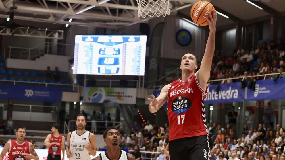 El Breogán tumba al Real Madrid en Pontevedra (110-102) con catorce triples